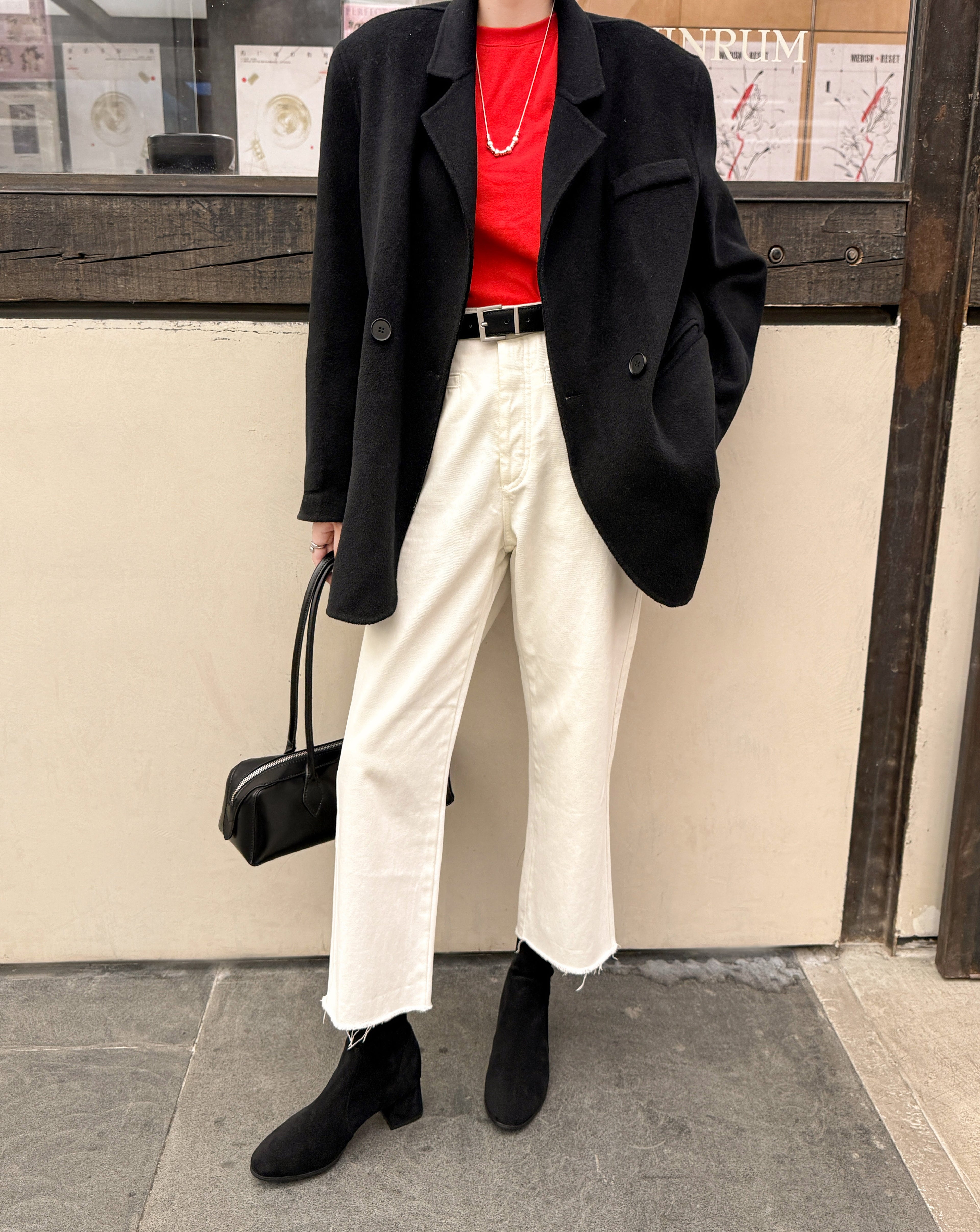 [Moloershow] 루나 라운드토 스판 5cm 삭스부츠 (33-40사이즈)