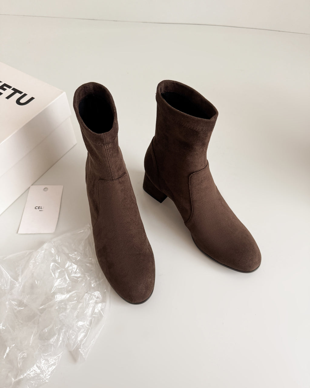 [Moloershow] 루나 라운드토 스판 5cm 삭스부츠 (33-40사이즈)