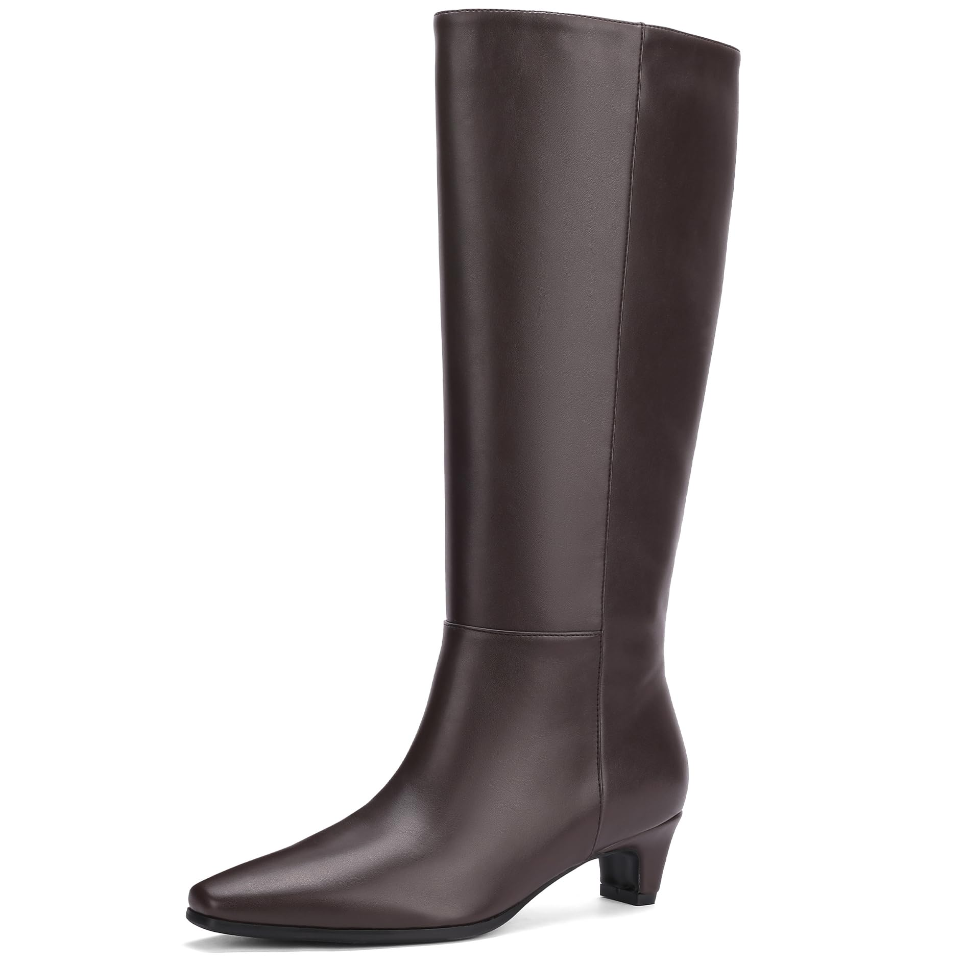 The Margot Kitten Heel Knee Boot