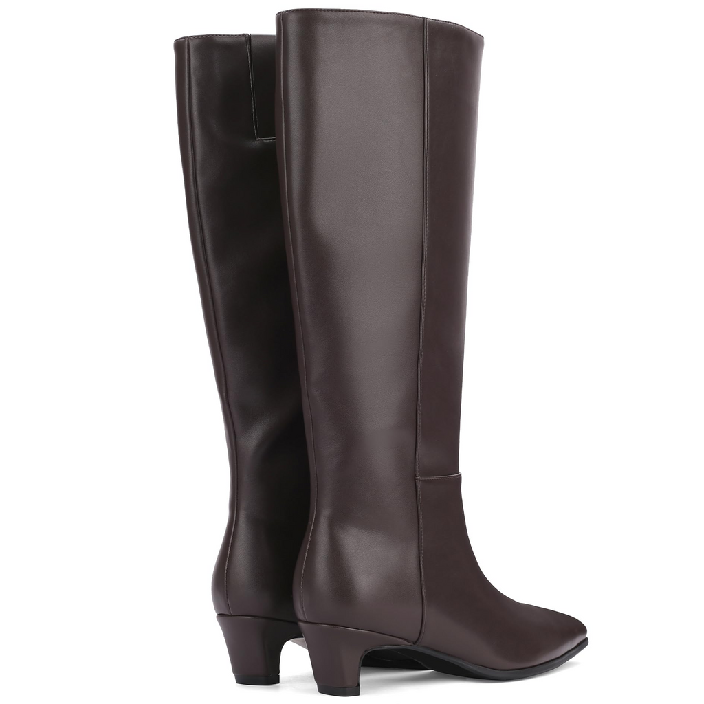 The Margot Kitten Heel Knee Boot