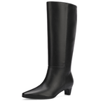 The Margot Kitten Heel Knee Boot