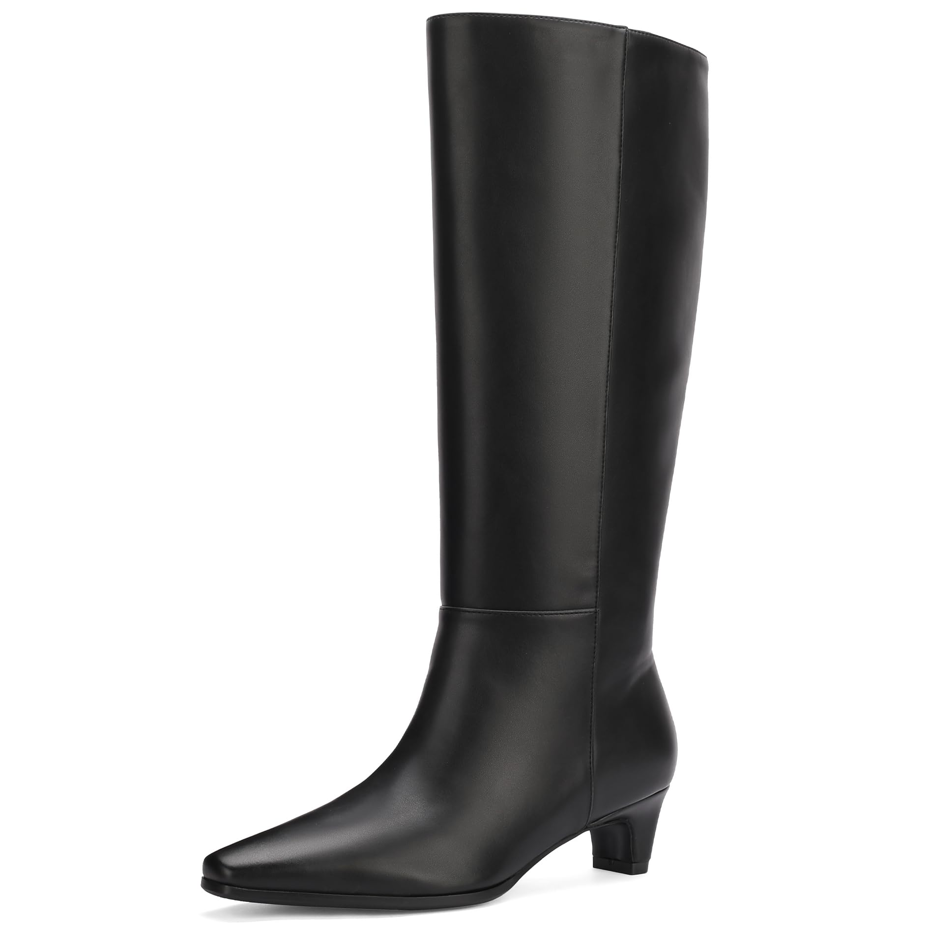 The Margot Kitten Heel Knee Boot