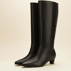 The Margot Kitten Heel Knee Boot