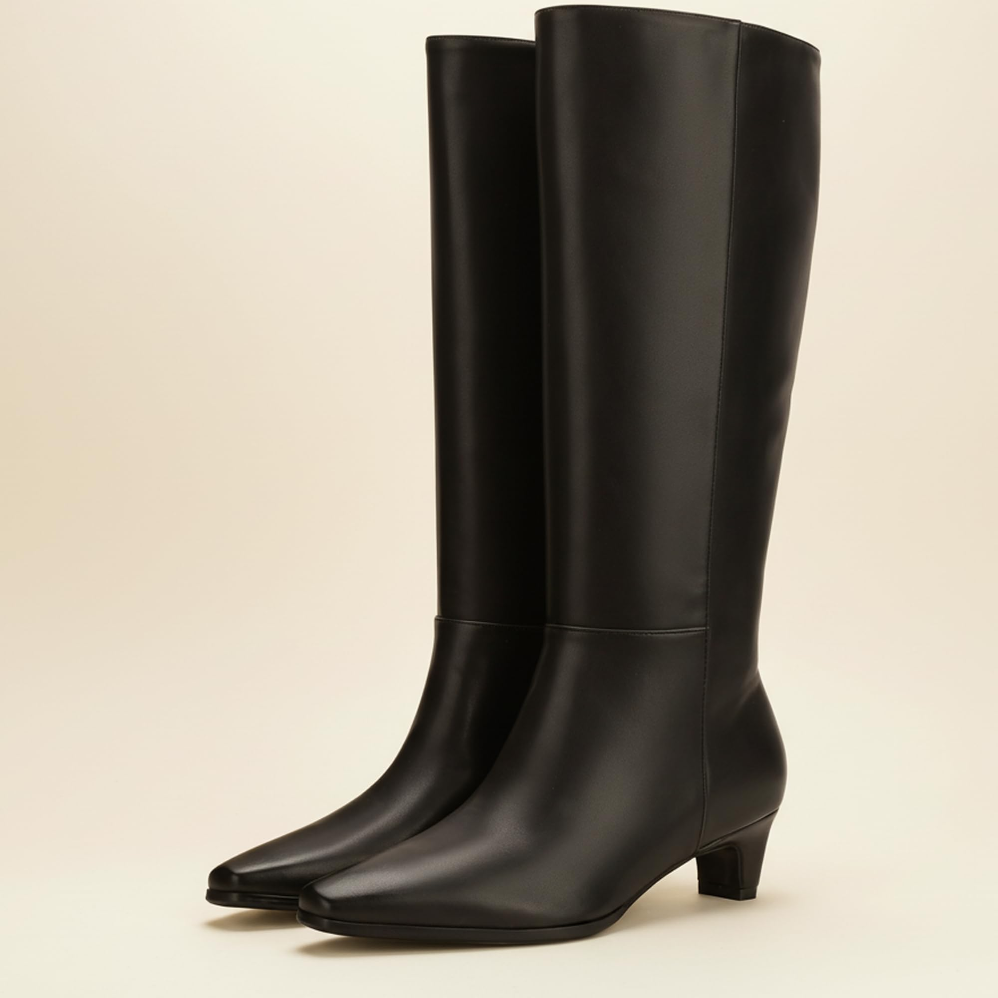 The Margot Kitten Heel Knee Boot