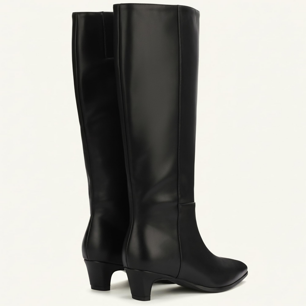 The Margot Kitten Heel Knee Boot