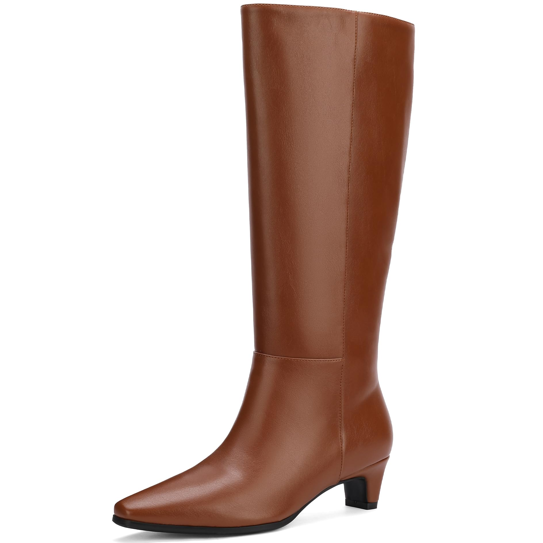 The Margot Kitten Heel Knee Boot