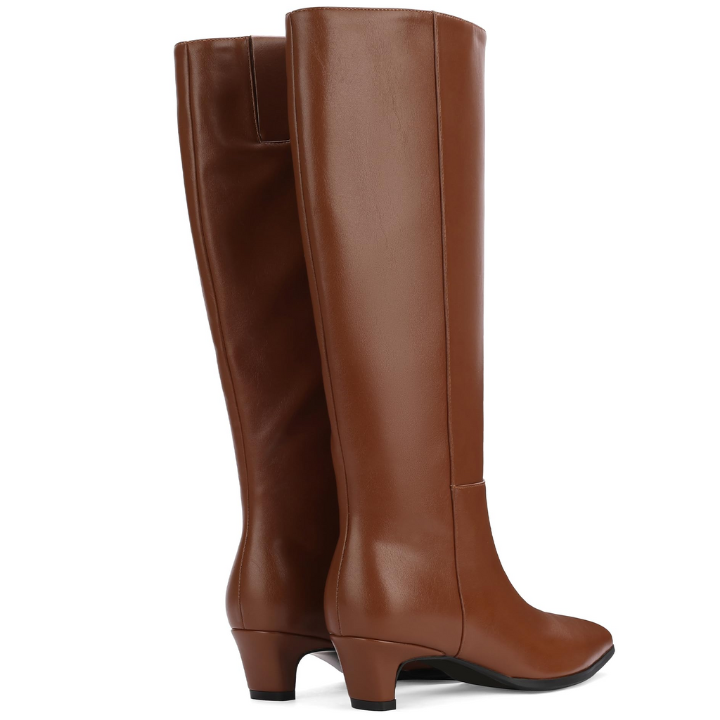 The Margot Kitten Heel Knee Boot