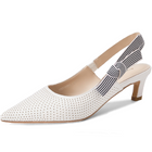 The Marina Perforated Slingback Pump