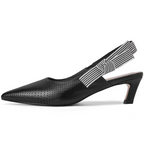 The Marina Perforated Slingback Pump