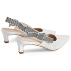 The Marina Perforated Slingback Pump