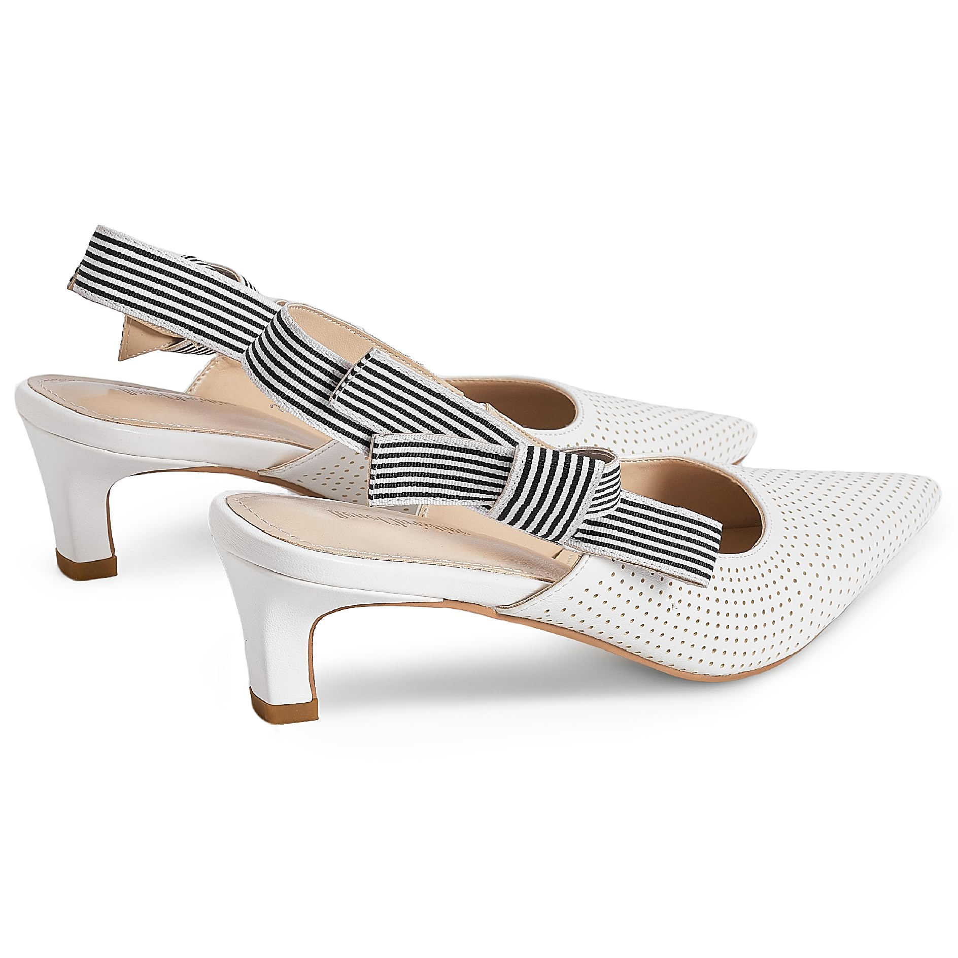 The Marina Perforated Slingback Pump