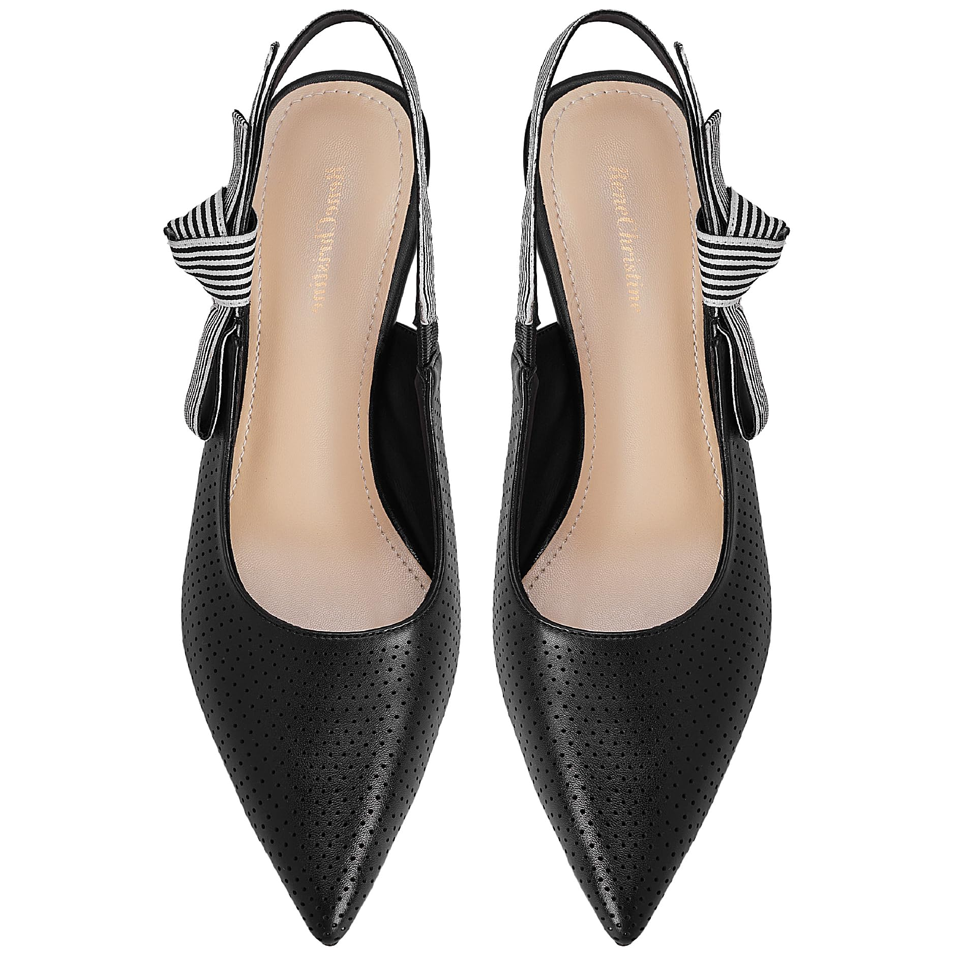 The Marina Perforated Slingback Pump