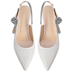The Marina Perforated Slingback Pump