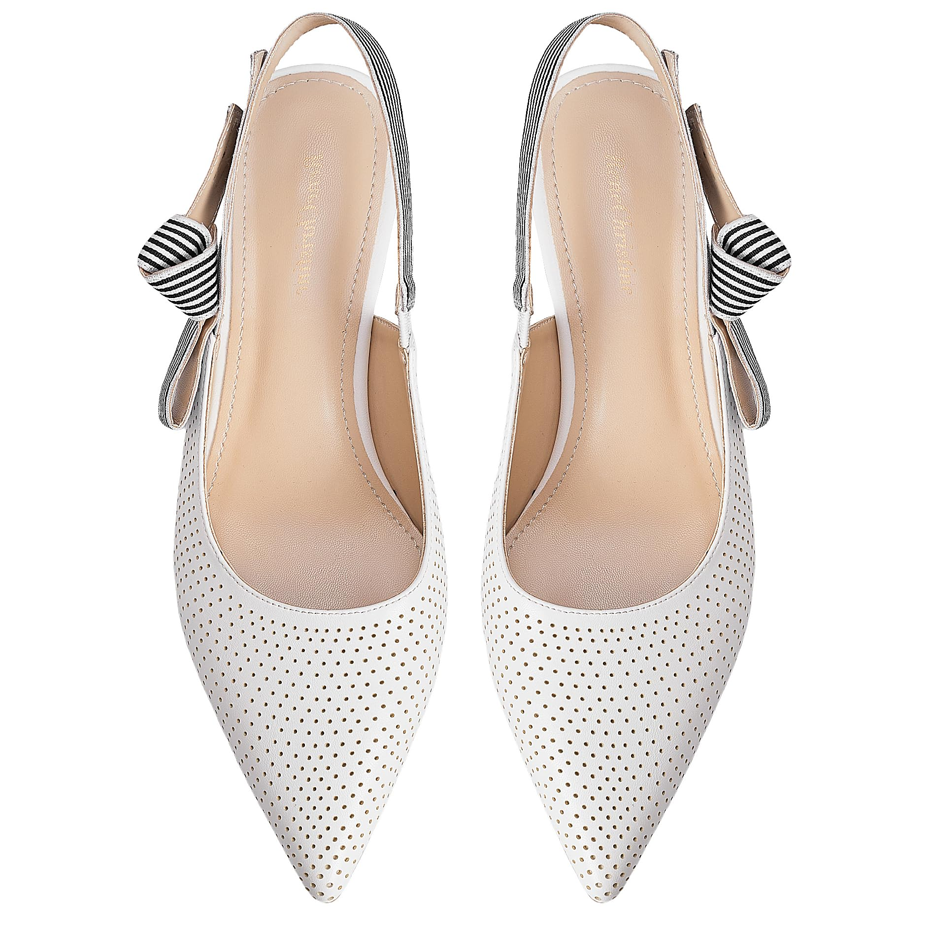 The Marina Perforated Slingback Pump