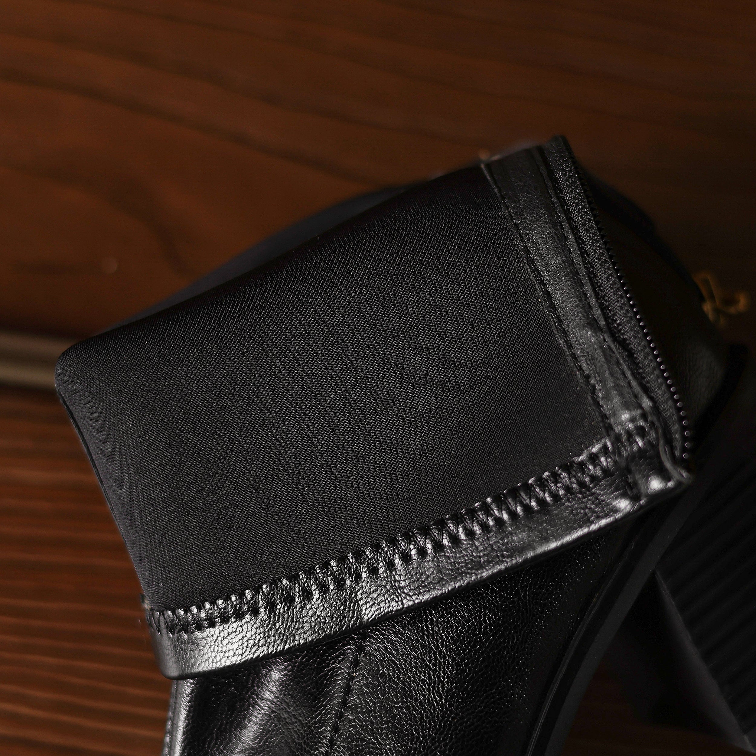 [Moloershow] 마야 스퀘어토 스판 6.5cm 앵클부츠 (기본/기모)