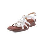 [M145] 온딘(Ondine) 천연양가죽 편안한 샌들 4cm - 미백색