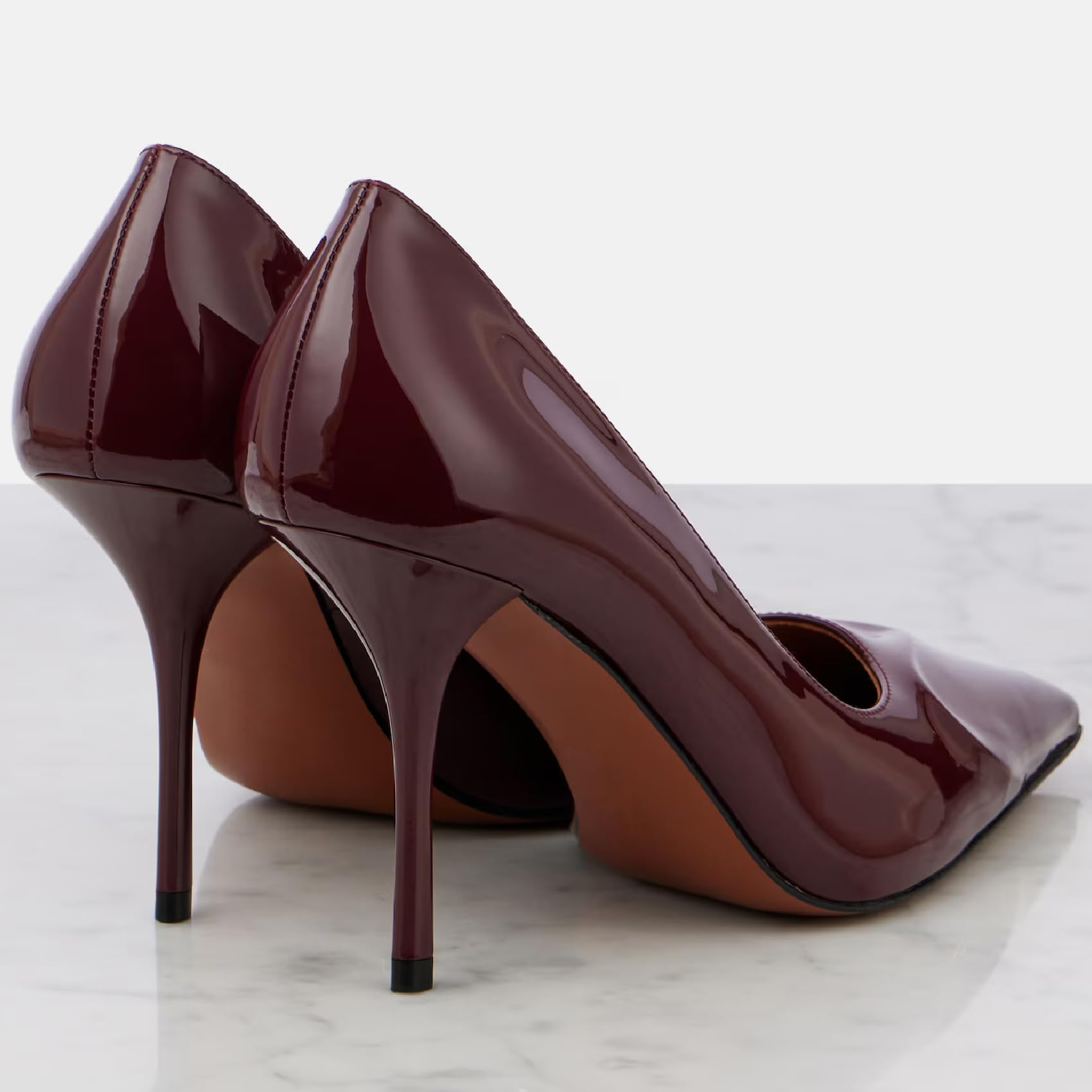 The Scarlett Patent Pointed Stiletto