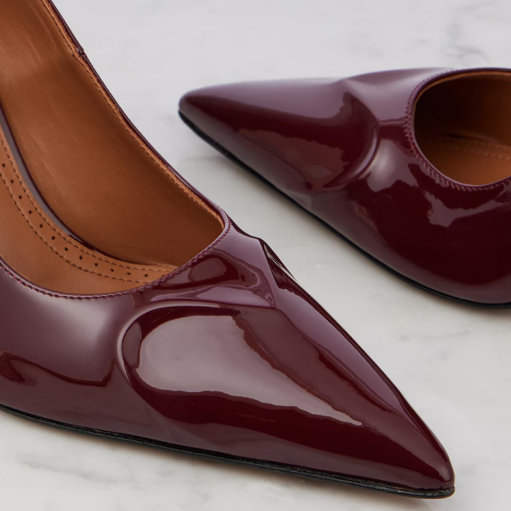 The Scarlett Patent Pointed Stiletto