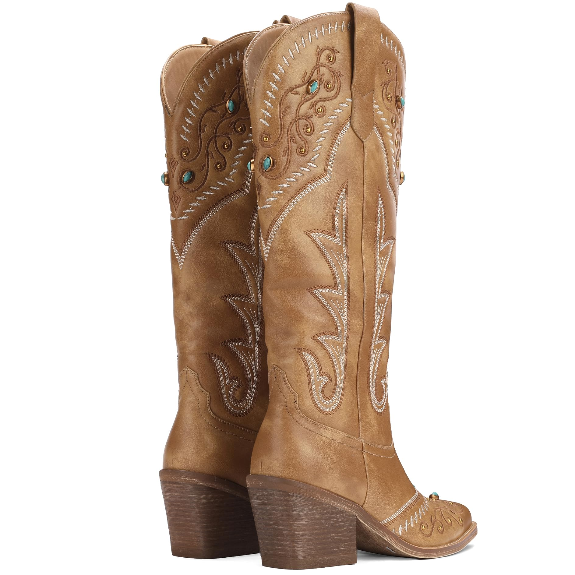 The Sedona Turquoise Detail Western Boot