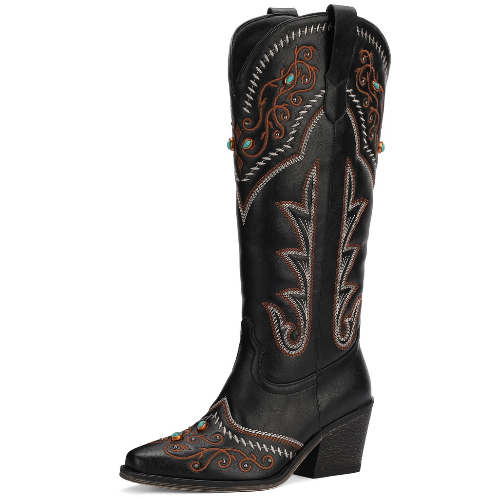 The Sedona Turquoise Detail Western Boot