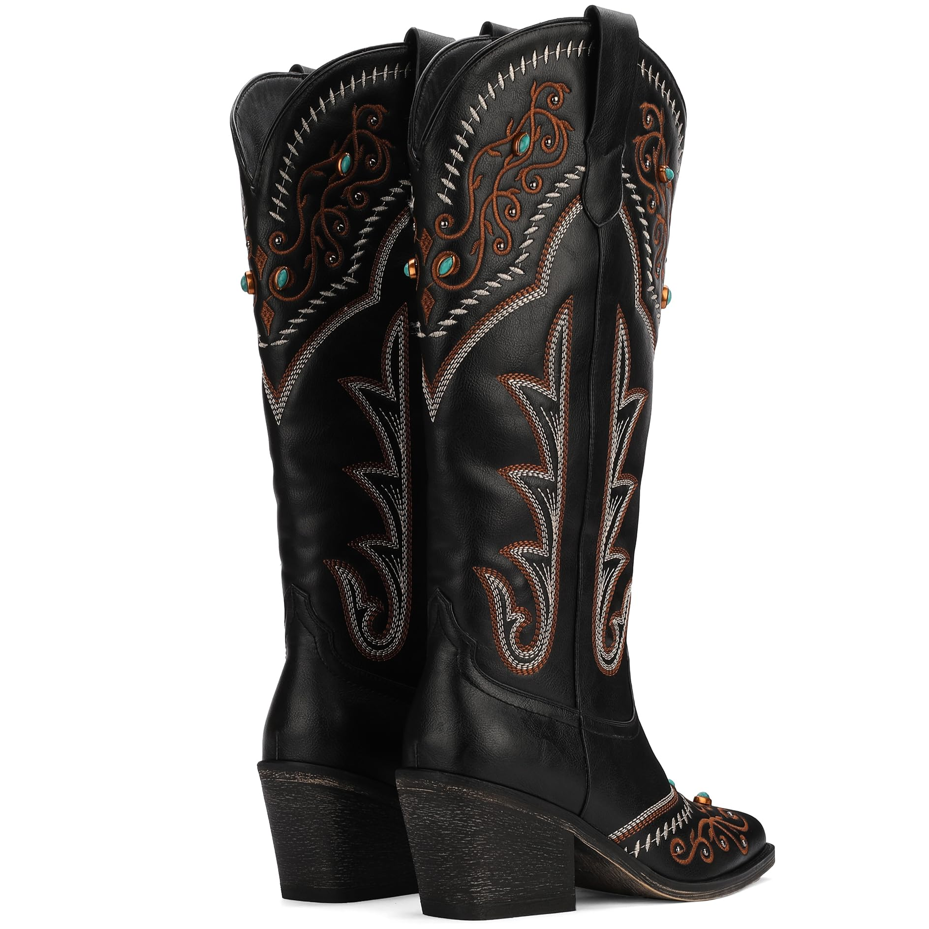 The Sedona Turquoise Detail Western Boot