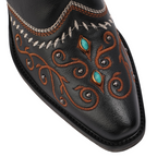 The Sedona Turquoise Detail Western Boot