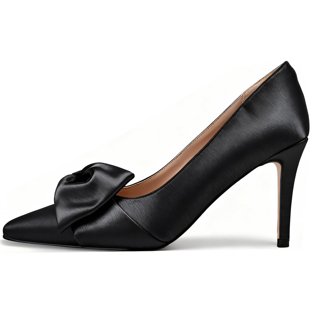 The Serena Big Bow Slingback Pump
