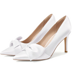 The Serena Big Bow Slingback Pump
