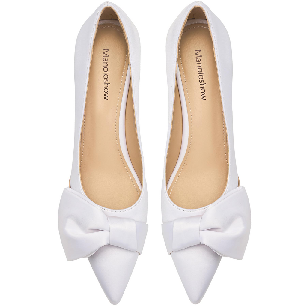 The Serena Big Bow Slingback Pump