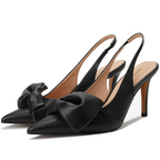 The Serena Big Bow Slingback Pump