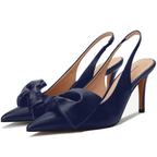 The Serena Big Bow Slingback Pump