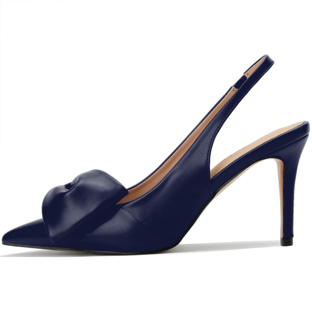 The Serena Big Bow Slingback Pump