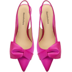 The Serena Big Bow Slingback Pump