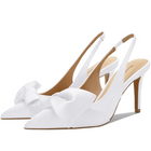 The Serena Big Bow Slingback Pump