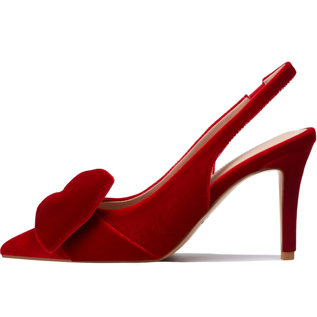 The Serena Big Bow Slingback Pump