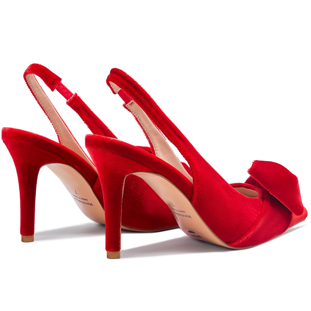 The Serena Big Bow Slingback Pump
