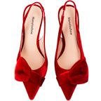 The Serena Big Bow Slingback Pump