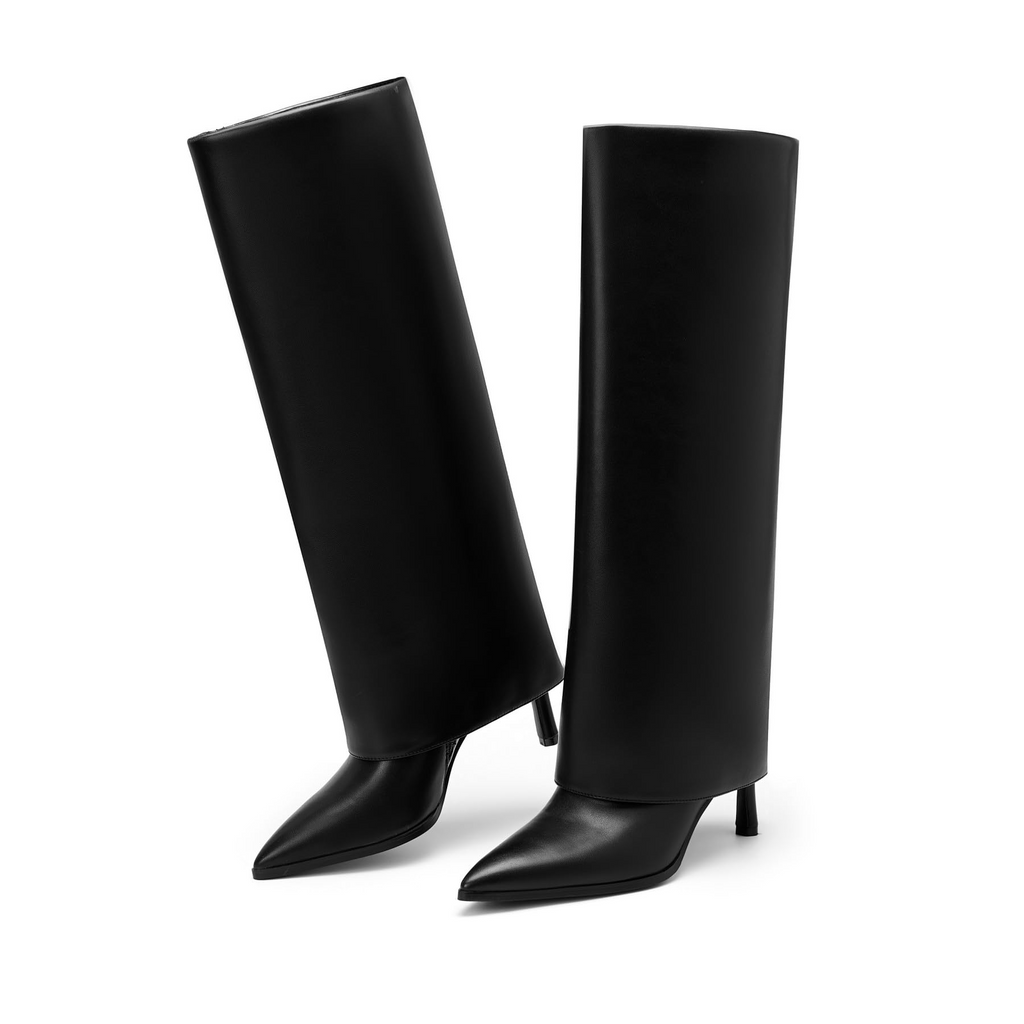 The Sloane Fold-Over Knee Boot