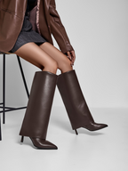 The Sloane Fold-Over Knee Boot