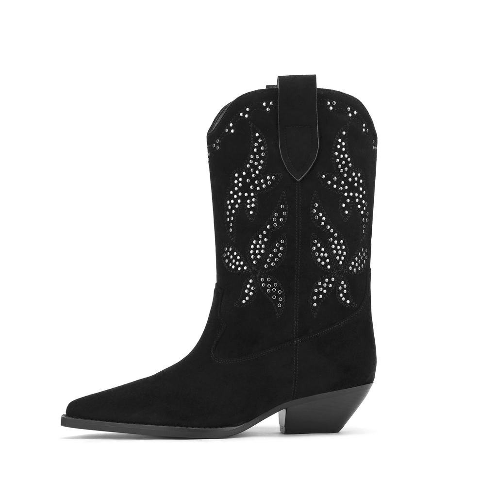 The Stella Studded Western Boot