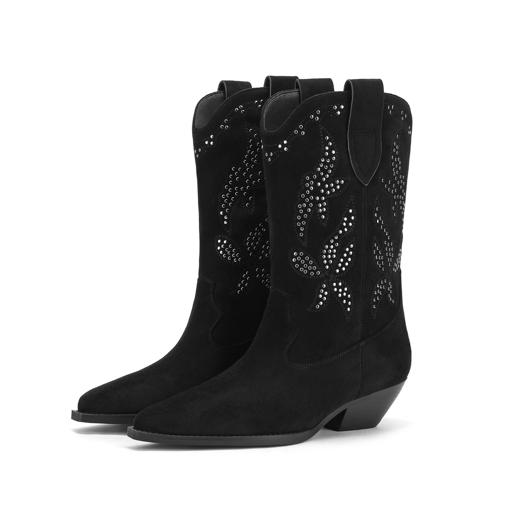 The Stella Studded Western Boot