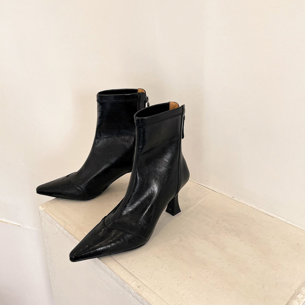 발렌티나 스틸레토 스판 앵클부츠 (7.5cm)