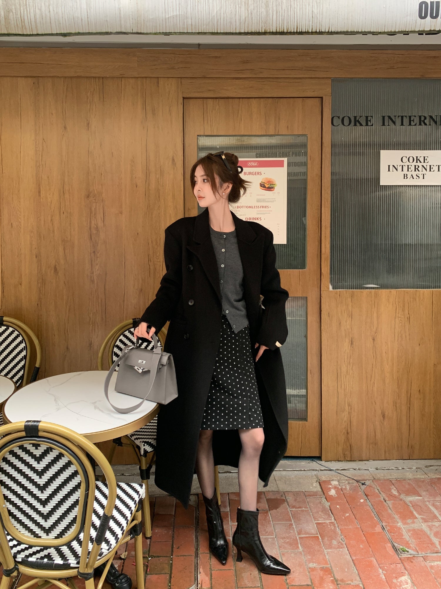 발렌티나 스틸레토 스판 앵클부츠 (7.5cm)