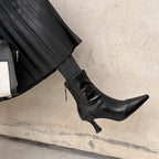 발렌티나 스틸레토 스판 앵클부츠 (7.5cm)