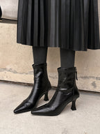 발렌티나 스틸레토 스판 앵클부츠 (7.5cm)