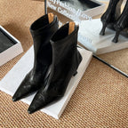 발렌티나 스틸레토 스판 앵클부츠 (7.5cm)