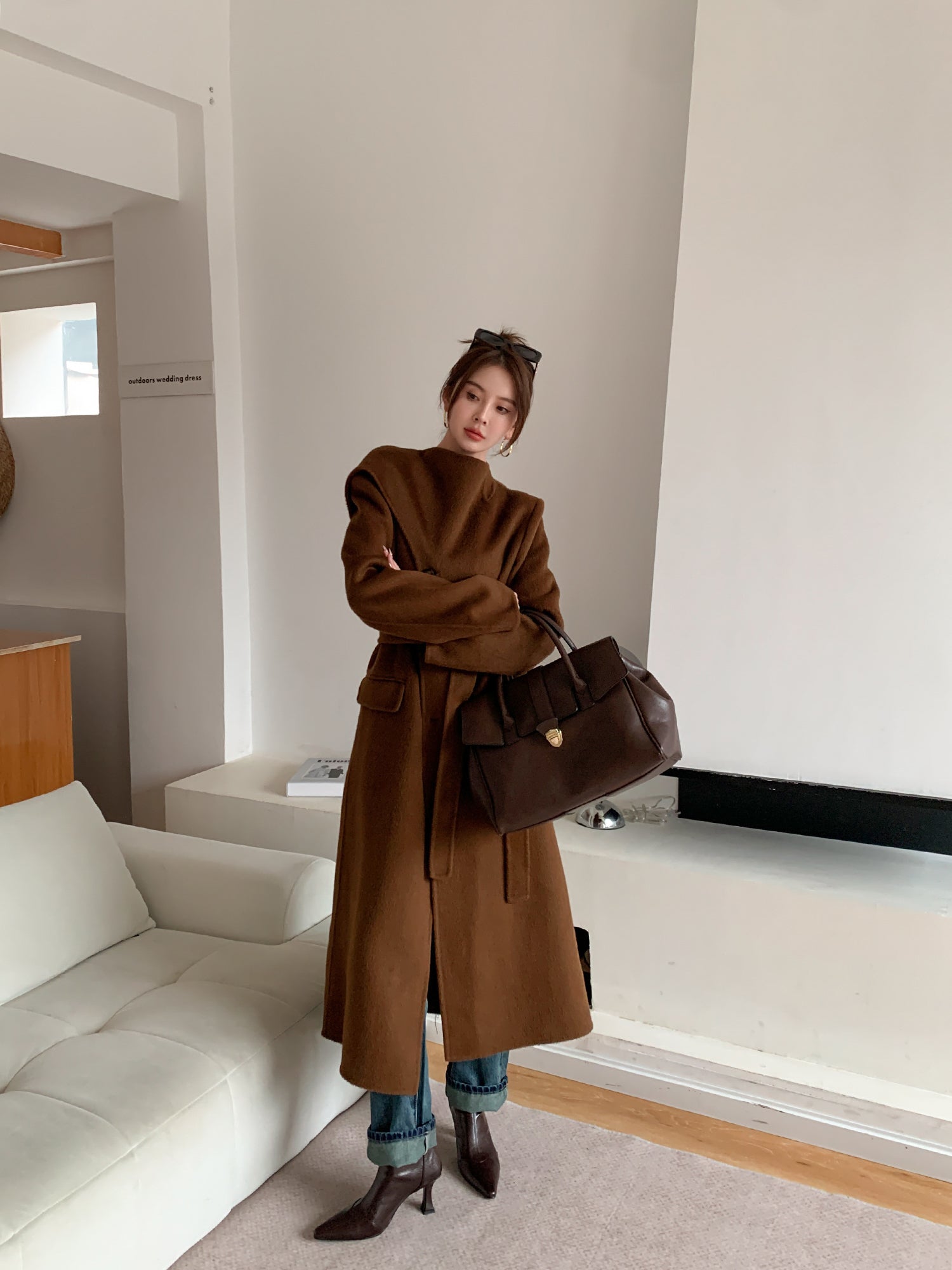 발렌티나 스틸레토 스판 앵클부츠 (7.5cm)