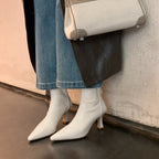 발렌티나 스틸레토 스판 앵클부츠 (7.5cm)