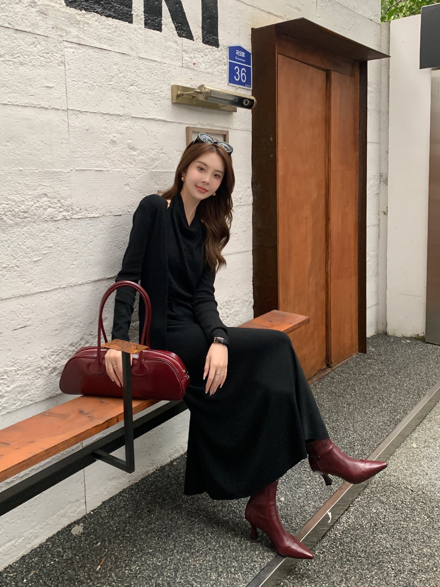 발렌티나 스틸레토 스판 앵클부츠 (7.5cm)