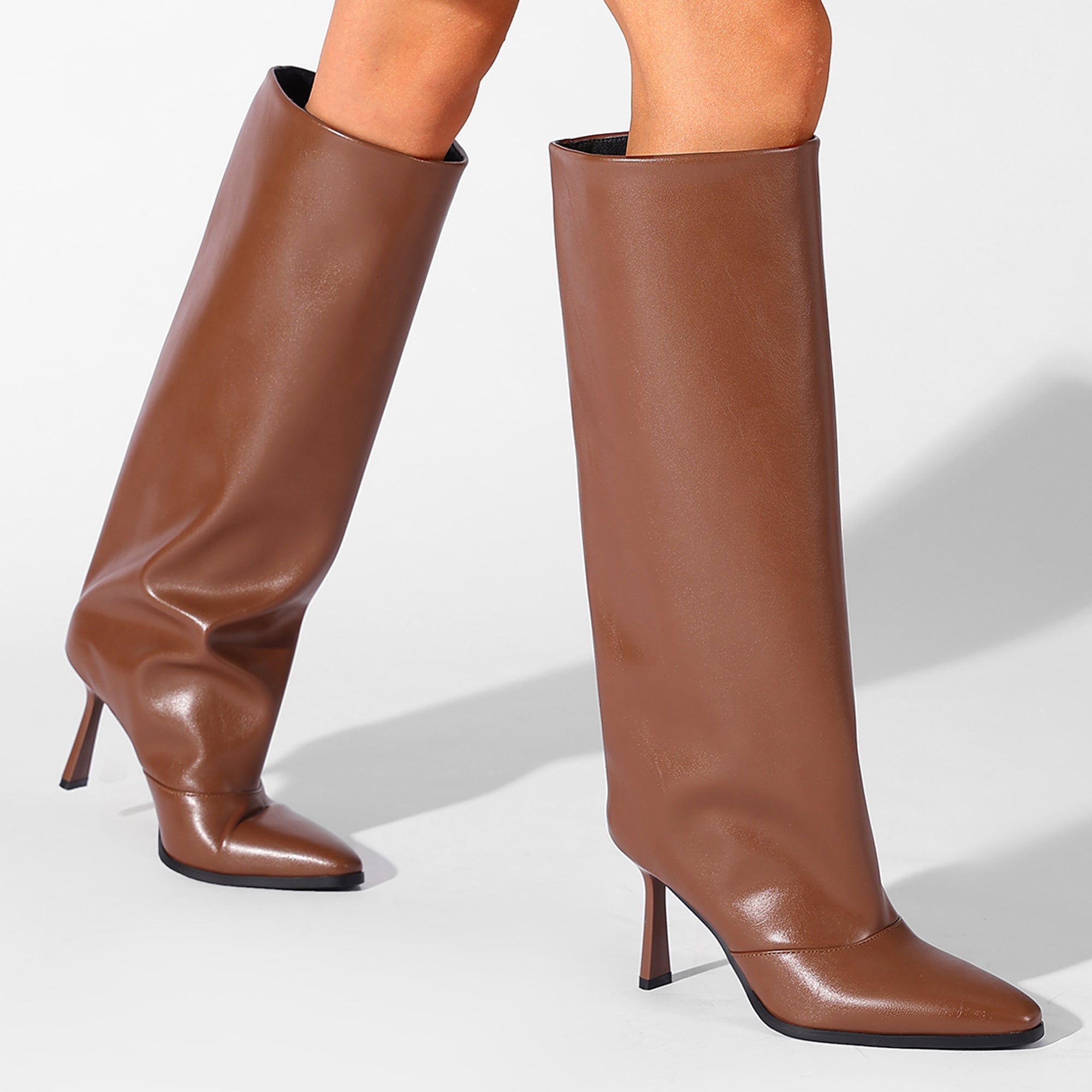 The Vesper Wide-Shaft Knee Boot